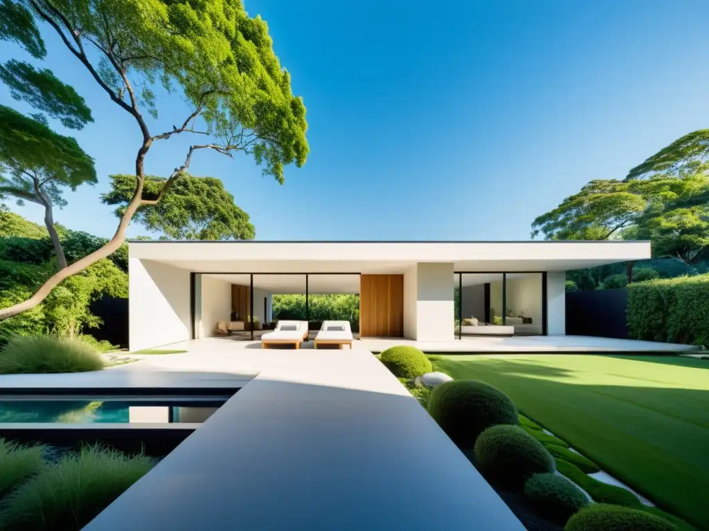 Una casa sostenible en armonía con la naturaleza, evocando paz y equilibrio frente al cambio climático