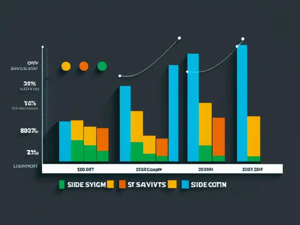 Sistemas de iluminación: eficiencia energética y ahorro Comparativa ahorro energético sistemas iluminación: Imagen minimalista de eficiencia energética, con gráficos detallados y diseños modernos