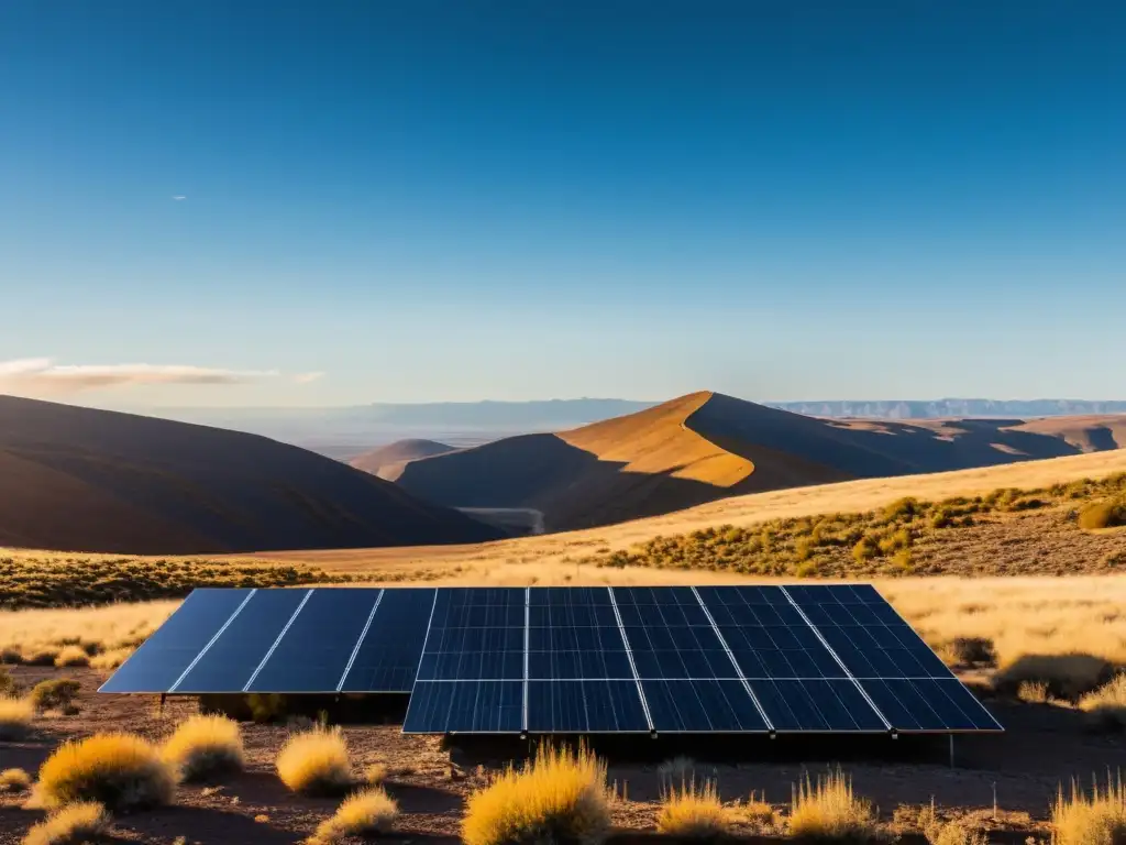 Implementación de energías renovables en áreas remotas: Armonía entre tecnología solar y paisajes remotos