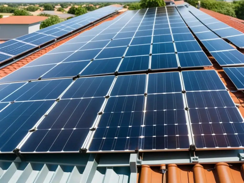 Instalación de paneles solares en edificio comunitario, certificaciones energía solar comunitaria