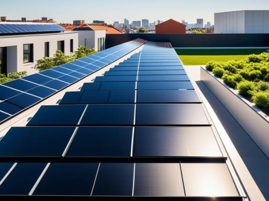 Instalación de paneles solares en espacios reducidos: innovación y eficiencia en un entorno urbano moderno