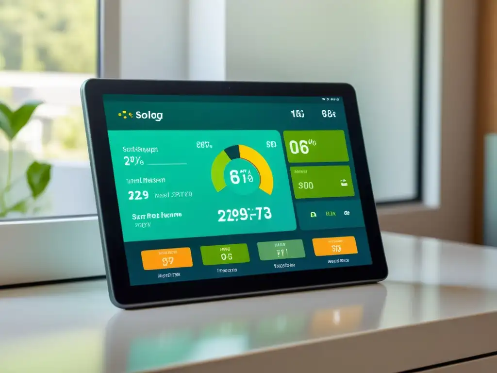 Interfaz de gestión energética para hogares sostenibles con tecnologías renovables
