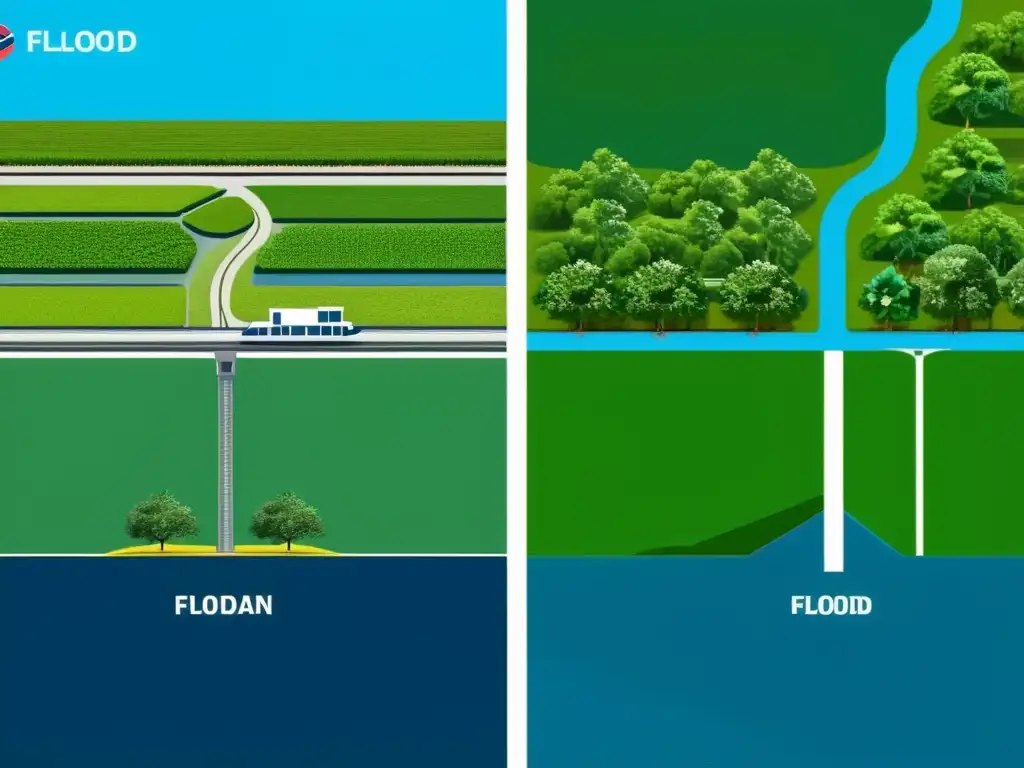 'Comparación de medidas de adaptación al cambio climático en Países Bajos y Bangladesh, resaltando diferencias en infraestructura'