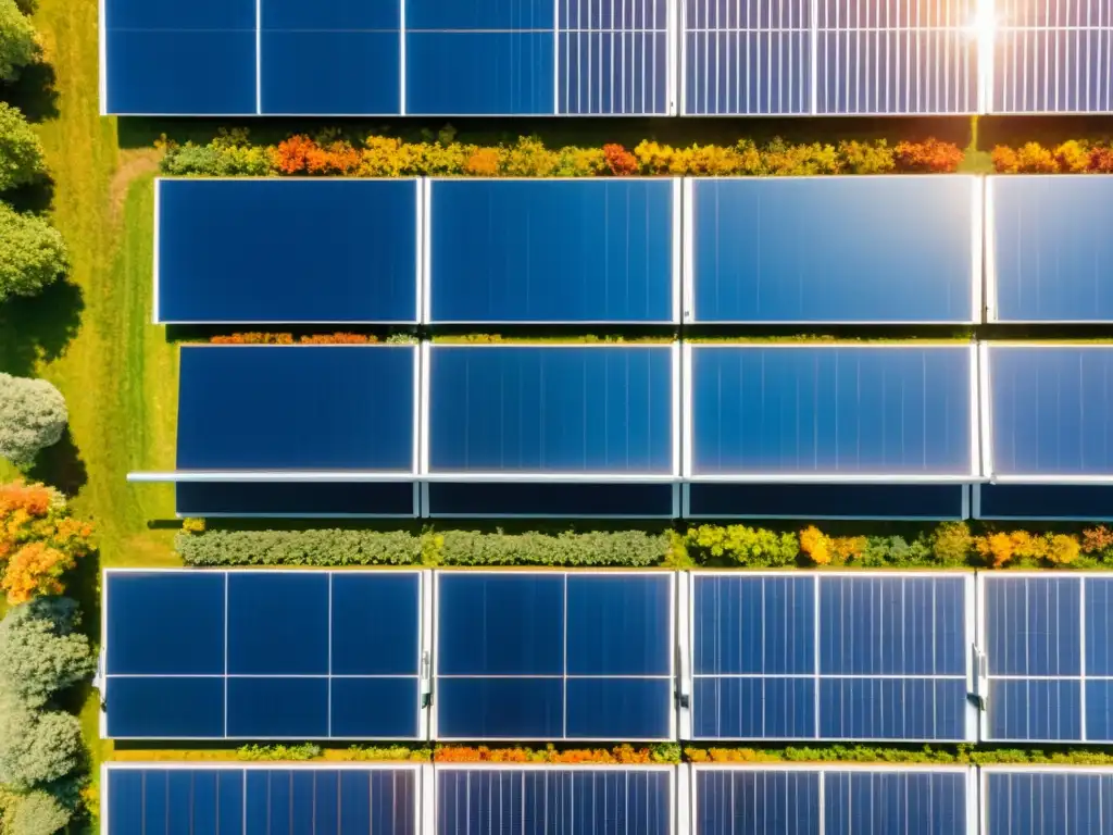 Paneles solares reflejando las estaciones, impactando el rendimiento paneles solares según estaciones