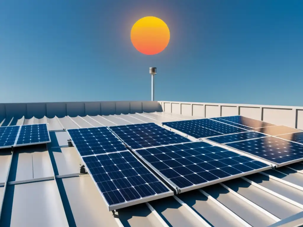 Instalación profesional de paneles solares en tejado para maximizar la absorción solar